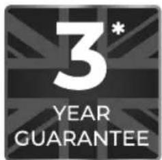 3* YEAR GUARANTEE