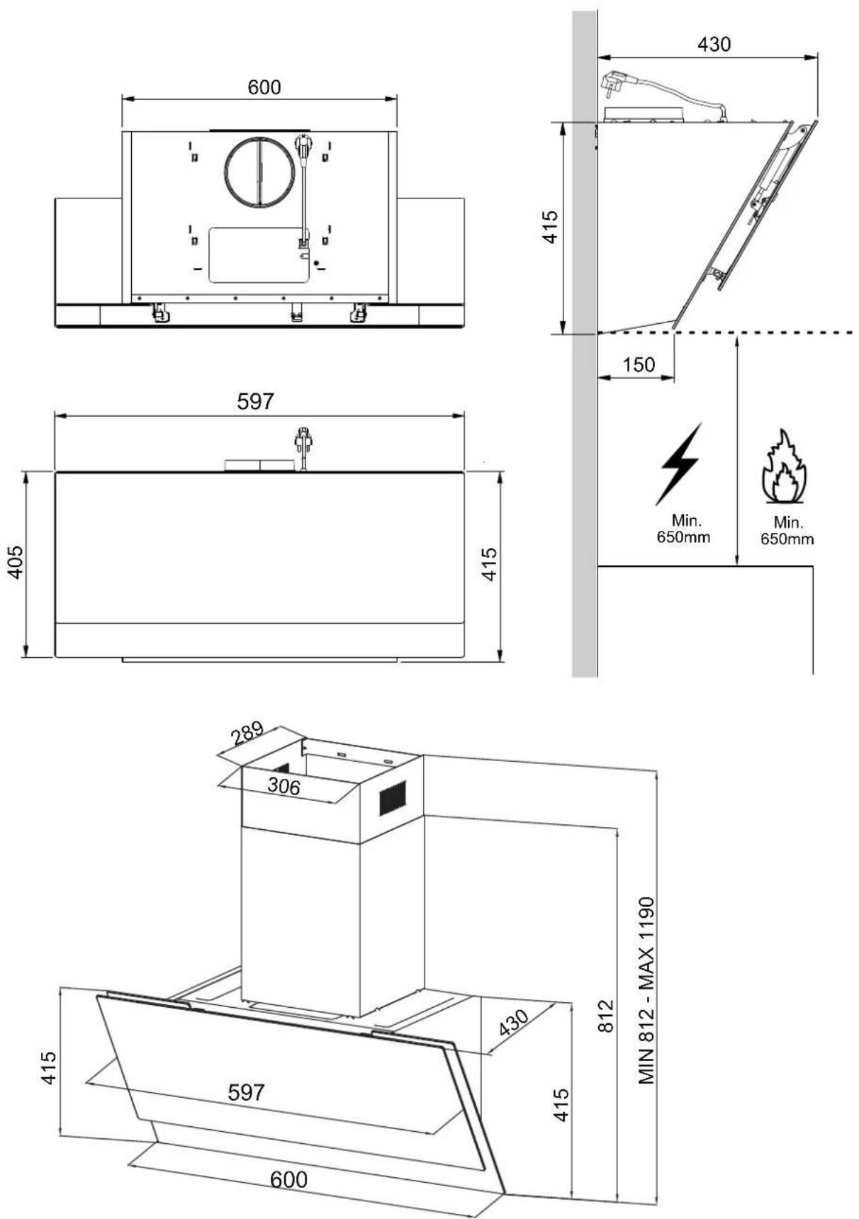 Master Kitchen MKHD V608-ED TOUCH BK - USO - 3