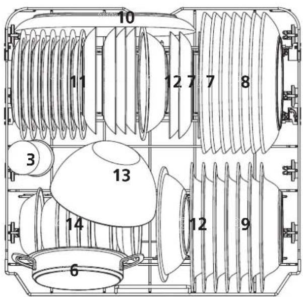 Technical diagram of a mechanical device with numbered components for identification