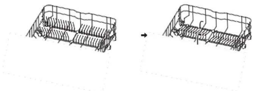 Master Kitchen MKDW FI607314 EHP D - Folding the racks - 1