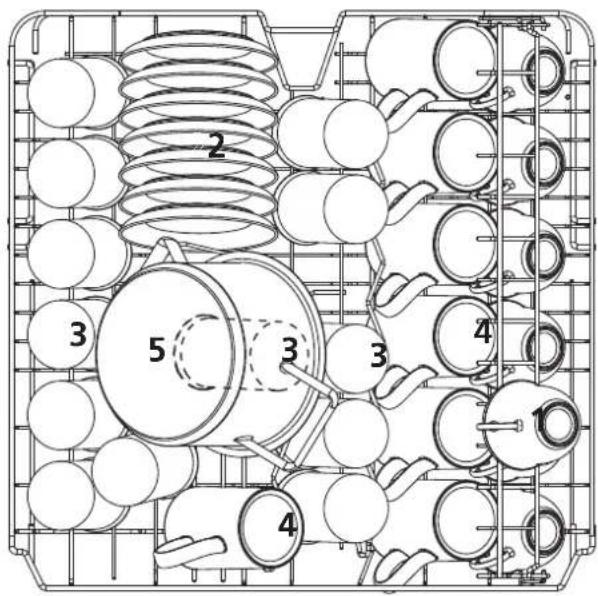Technical diagram of a mechanical or electrical component with numbered parts labeled 1 through 5.