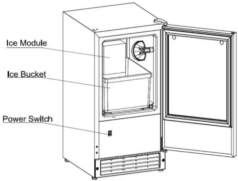 Ice Module Ice Bucket Power Switch