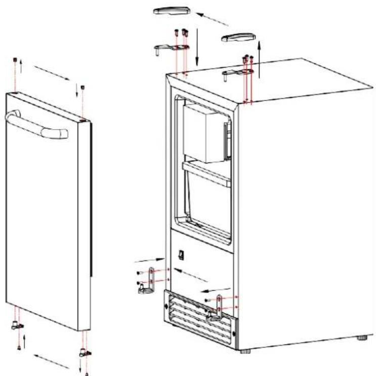Summit BIM271OS - REINSTALLING THE DOOR - 1