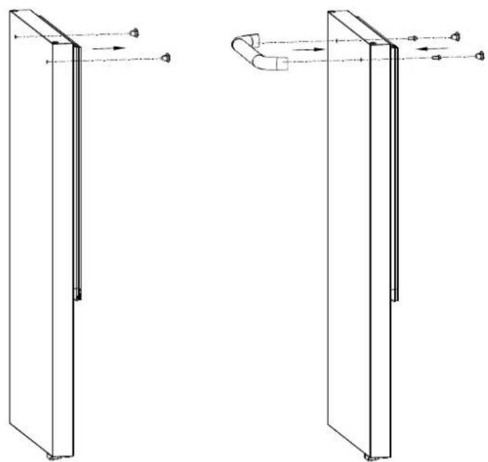 Summit BIM271OS - INSTALLING THE HANDLE - 1