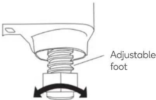 Adjustable foot