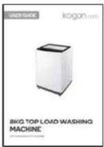 USER GUIDE kogan.com 8KG TOP LOAD WASHING MACHINE