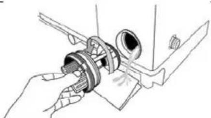 Kogan KATTLWASH8A - Cleaning the pump filter - 1
