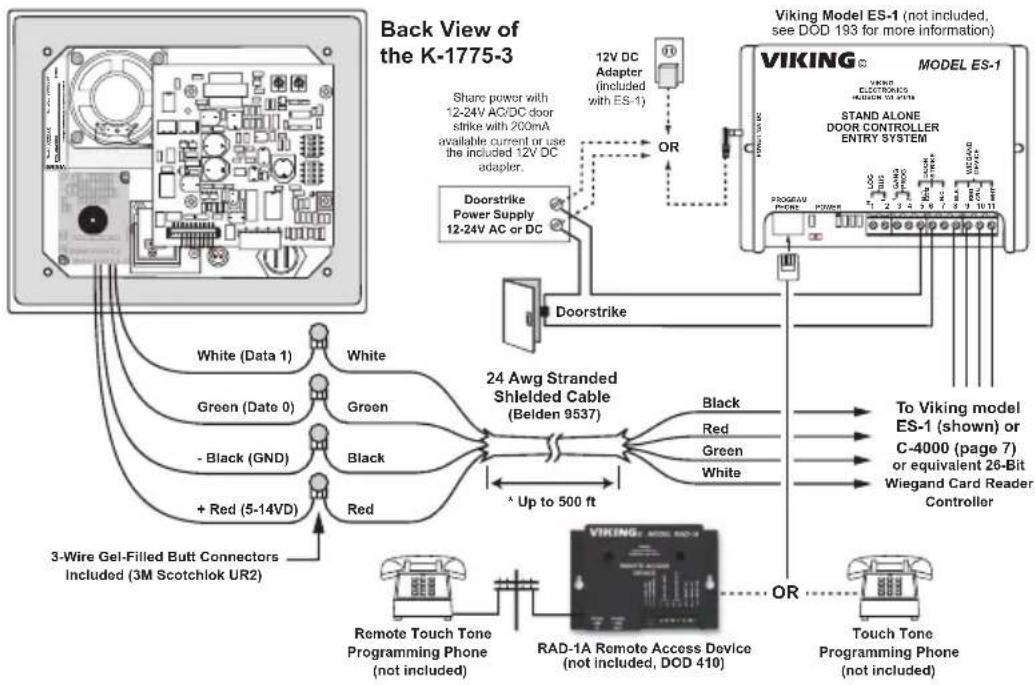 VIKING K-1775-3-EWP - Wiring the K-1775-3 - 2