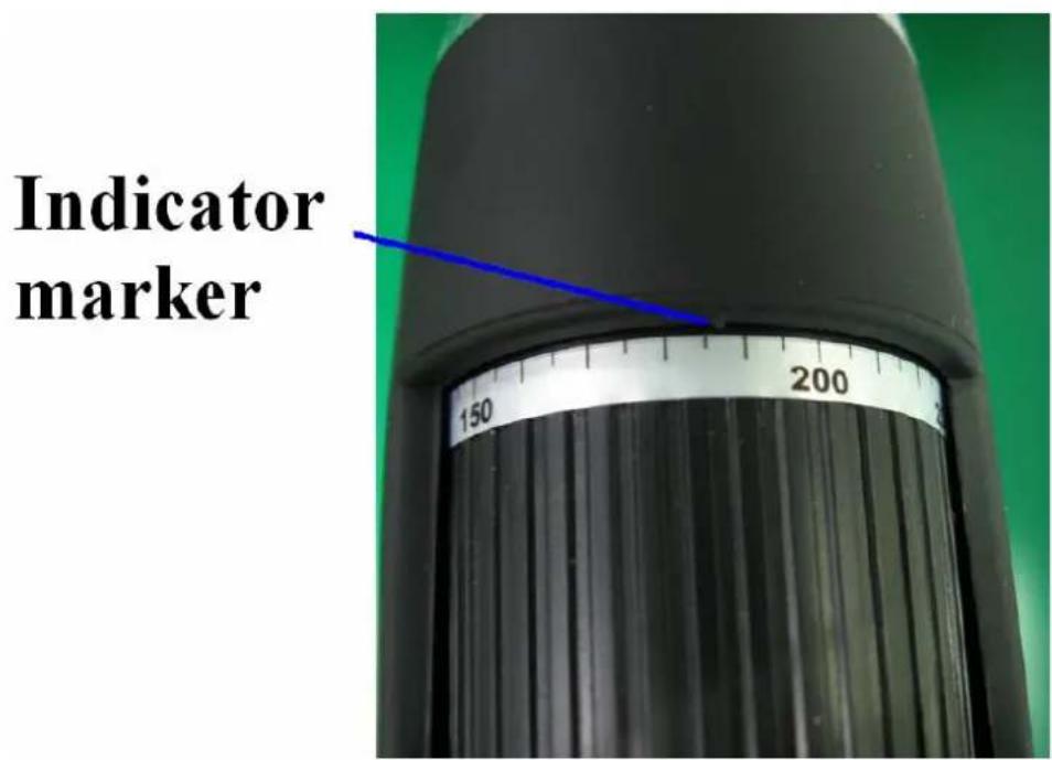 Indicator marker 150 200