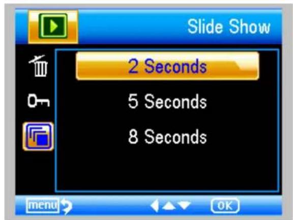 Slide Show 2 Seconds 5 Seconds 8 Seconds