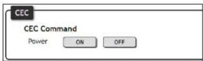 CEC CEC Command Power ON OFF