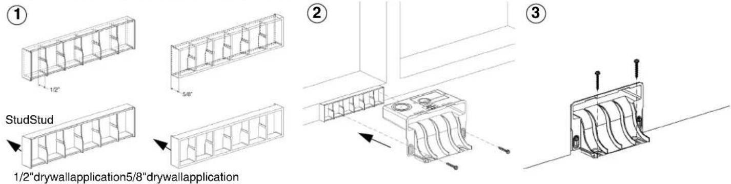 Panduit AFR4CC - WALLTRANSITION - 1