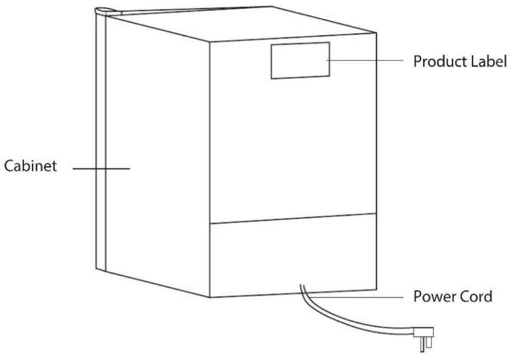 Product Label Cabinet Power Cord