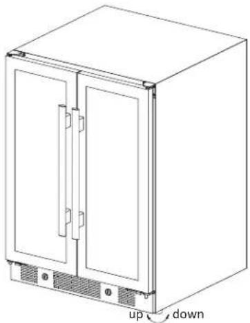 EDGESTAR CWR362FD - Leveling the Wine Refrigerator - 1