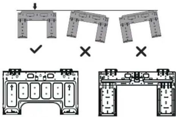BEKO BEHPG240 - Dimensiunile plăcii de montare - 1
