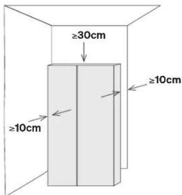 ≥30cm ≥10cm ≥10cm