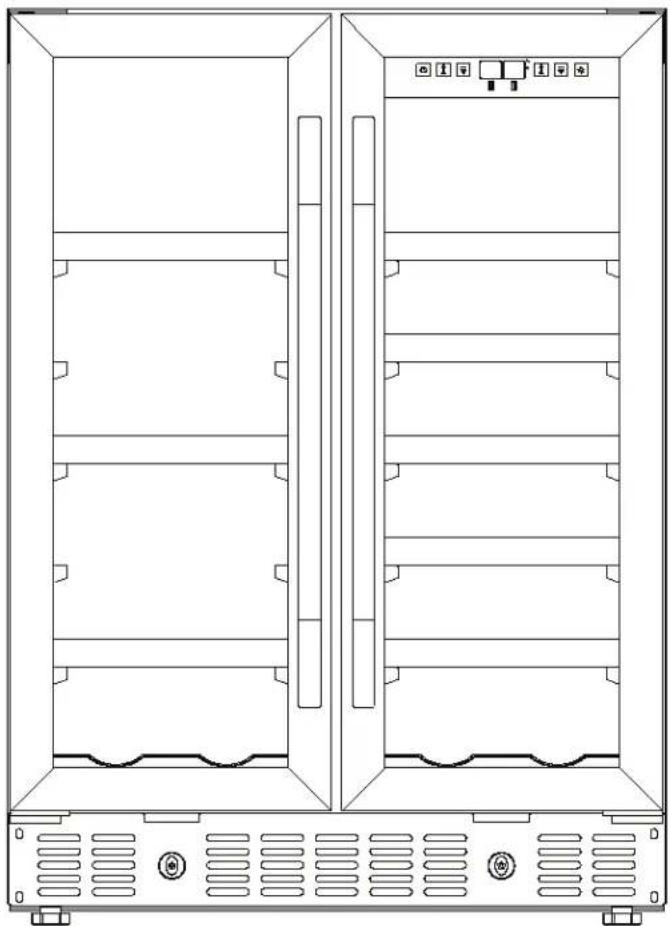 EDGESTAR CWB1760FD - Wine and Beverage Refrigerator - 1