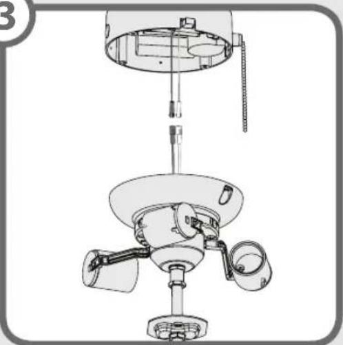Casablanca 99025 - TYPE-C ASSEMBLY INSTRUCTIONS - 3