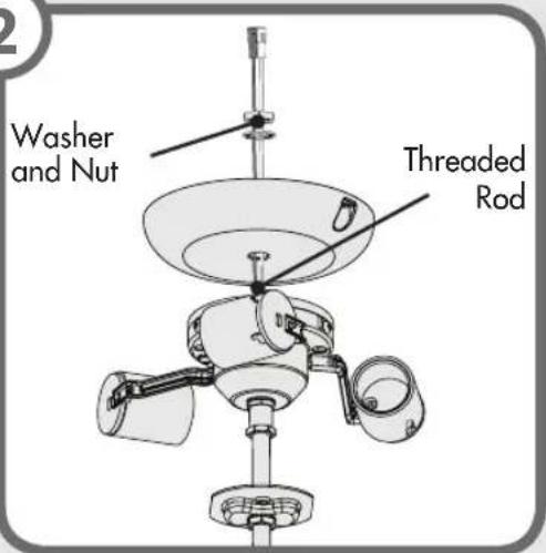 Washer and Nut Threaded Rod