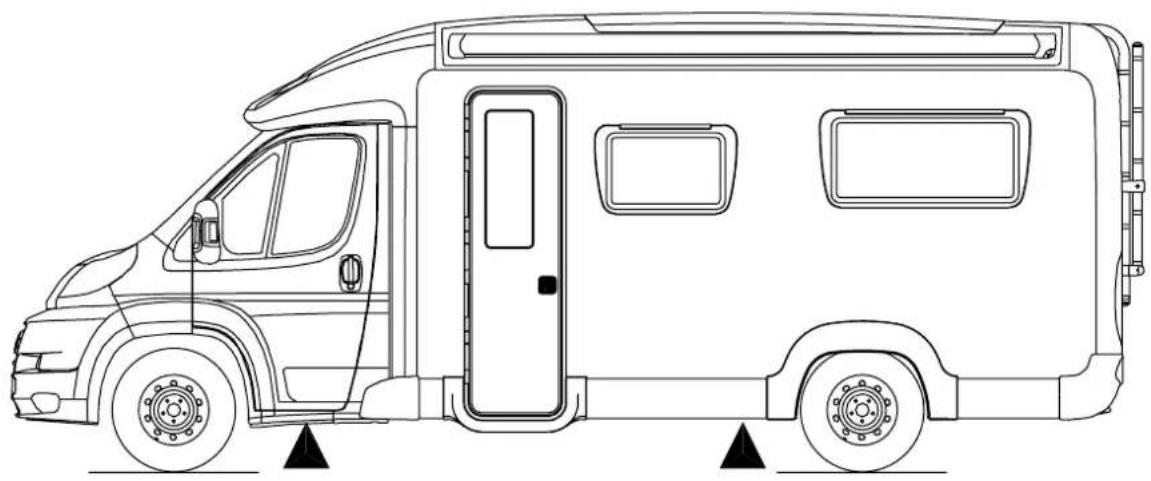 Swift Bolero E500 (2011) - Jacking - 1