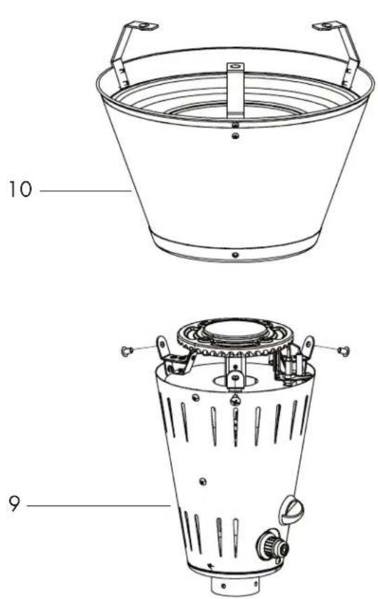 CUISINART Perfect Position COH-400 - STEP 7 - ASSEMBLING THE LANTERN - 1