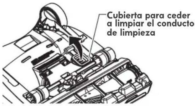 Cubierta para ceder a limpiar el conducto de limpieza