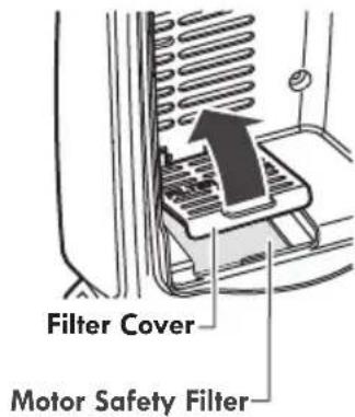 Filter Cover Motor Safety Filter