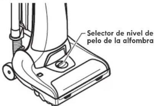 Selector de nivel de pelo de la alfombra