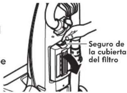 Seguro de la cubierta del filtro