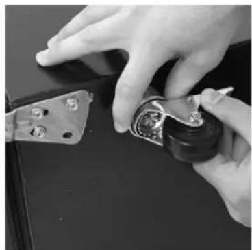 EDGESTAR KC3000BL - Install Caster Wheels - 1