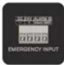 Audibax Zone 120 BT - Emergency input (Terminal block): - 4