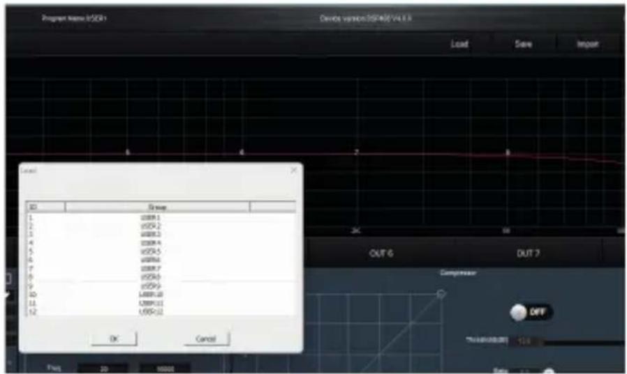 Program Name: I/SCR1 Device version: D57A06-VALR3 Load Save Import Control ID Strike 1 0008.1 2 05CF.2 3 0008.3 4 0008.4 5 05CF.5 6 0008.6 7 0008.7 8 05CF.8 9 05CF.9 10 0009.10 11 0009.11 12 0009.12 OUT 6 DUT 7 Compressor OFF Power/Power Ratio: 12% OK Cancel