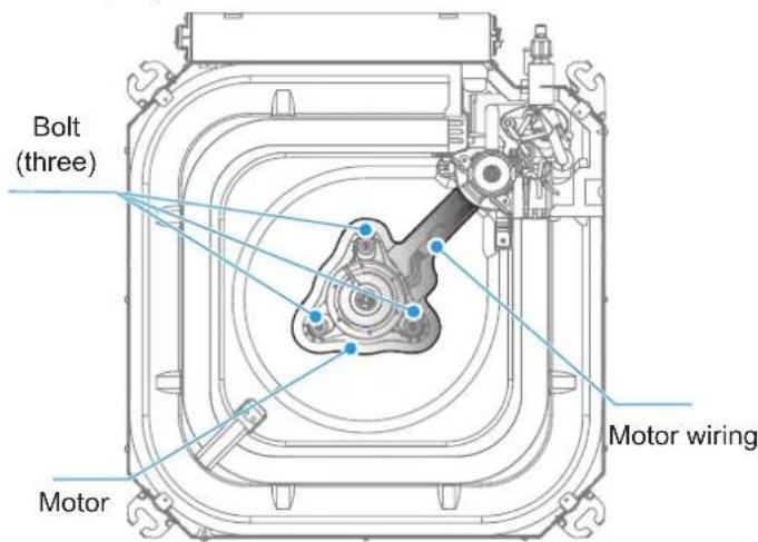 Bolt (three) Motor Motor Motor wiring