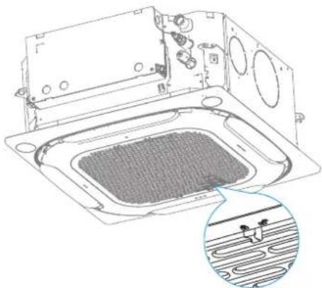 MIDEA MIH63Q4CHN18 - Install the air inlet grille - 2