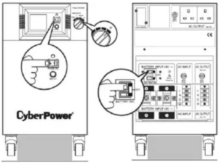 CyberPower® AC OUTPUT BATTERY INPUT AV AC INPUT AC OUTPUT BATTERY INPUT AV AC INPUT AC OUTPUT