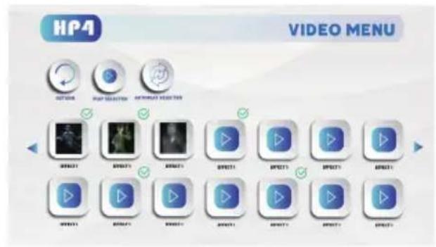 AAXA Technologies HP4 - Selecting a Single or some Videos for Playback: - 2