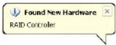 Found New Hardware RAID Controller