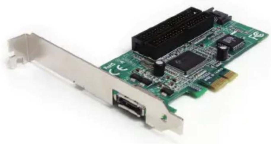StarTech.com PEXSAT2IDE2 - port SATA/eSATA + 2 port IDE PCI Express Controller Card - 1