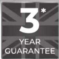 3* YEAR GUARANTEE