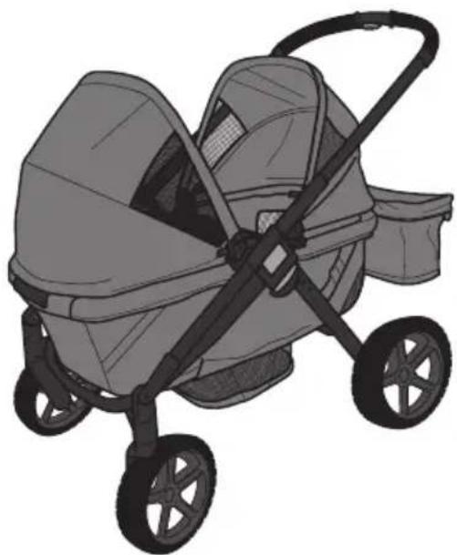 Evenflo Pivot Xplore Dreamz - STROLLER MODE, WAGON MODE OR BASSINET MODE. - 1