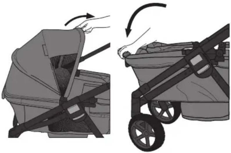 Evenflo Pivot Xplore Dreamz - USING YOUR CANOPY - 1