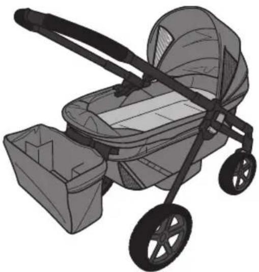 Evenflo Pivot Xplore Dreamz - STROLLER MODE, WAGON MODE OR BASSINET MODE. - 3