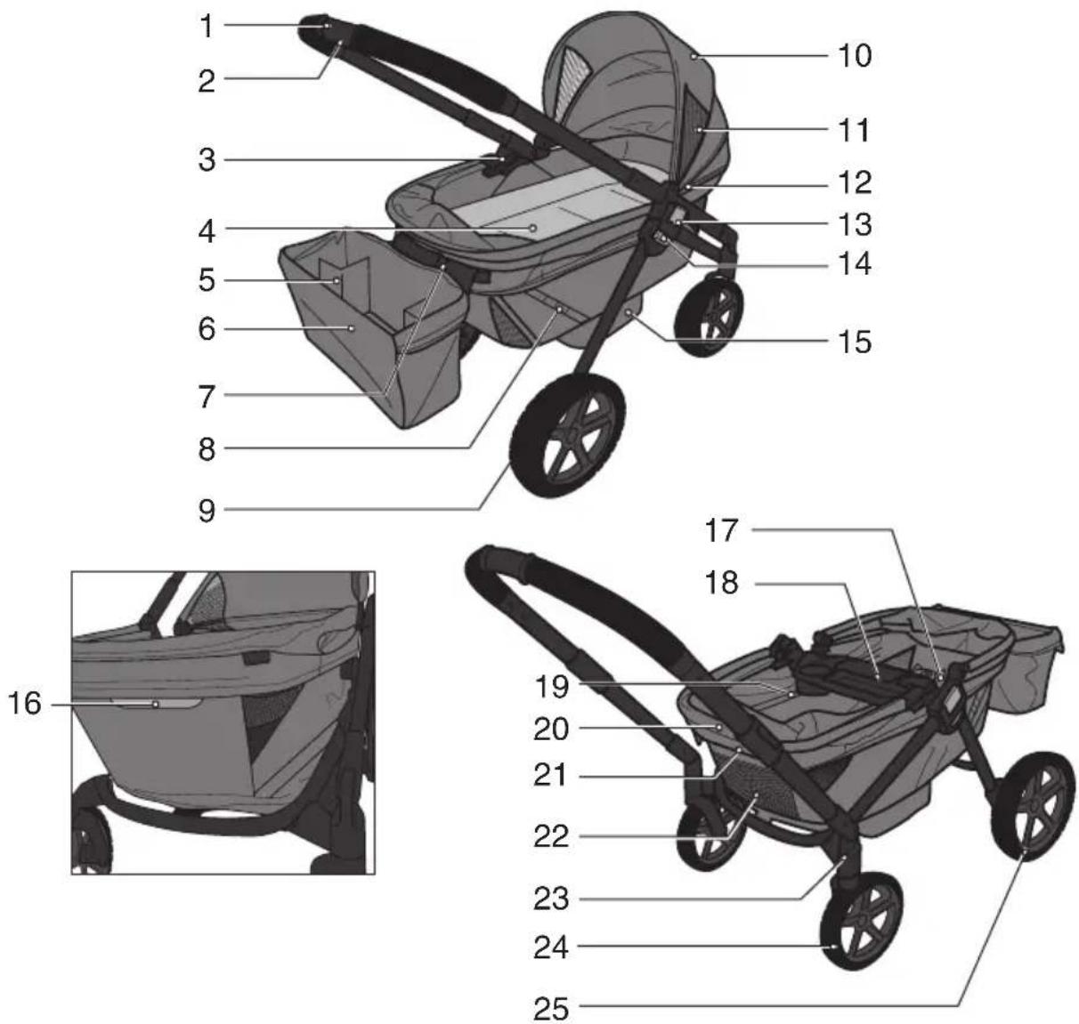 Evenflo Pivot Xplore Dreamz - Vagoneta - 1