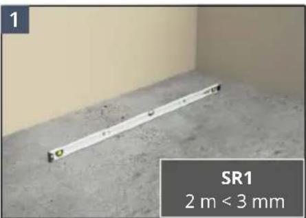 1 SR1 2 m < 3 mm