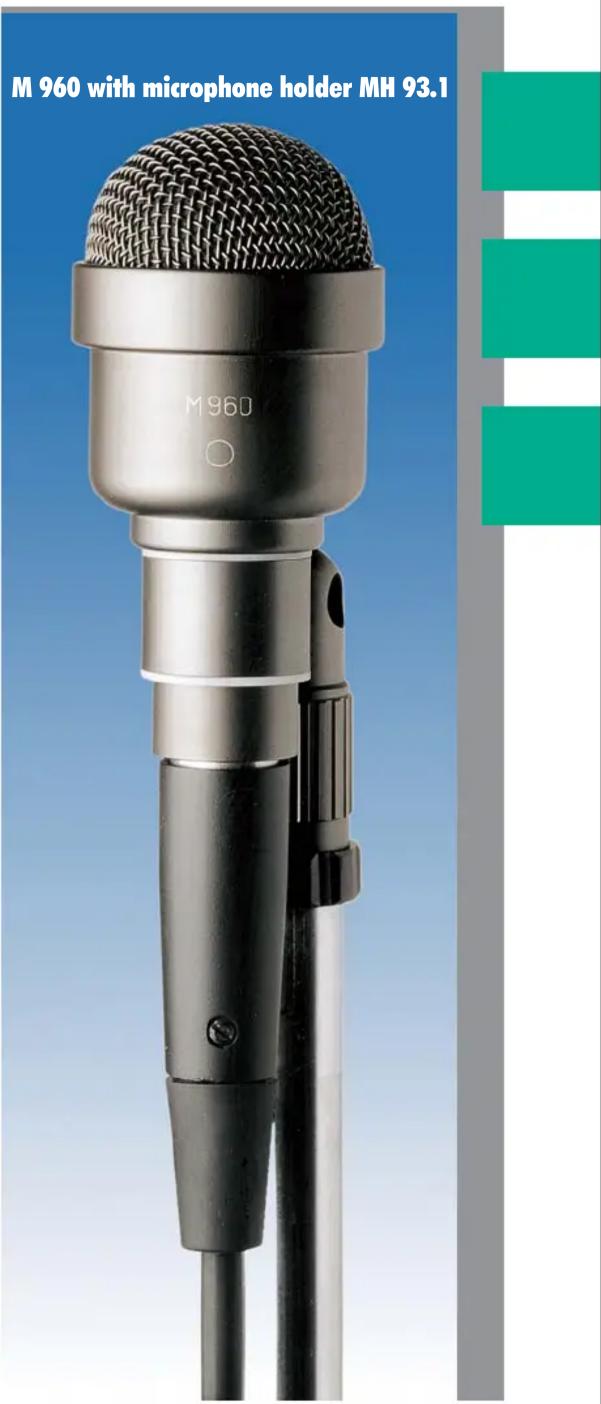 M 960 with microphone holder MH 93.1 M960