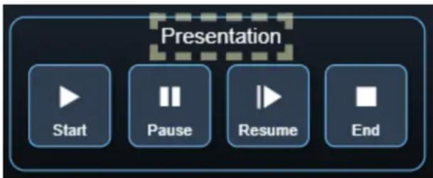 Presentation Start Pause Resume End