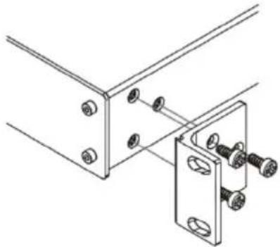Kramer VS-161H - To rack-mount a machine: - 1