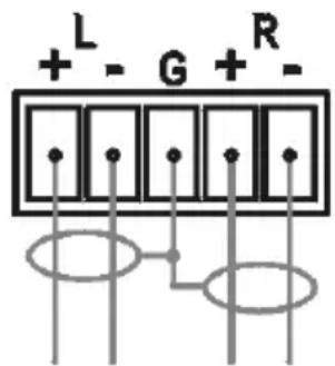 +L - G +R -