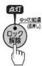 Tiger PIP-G220 - [ロック解除]を1回押す。 - 1