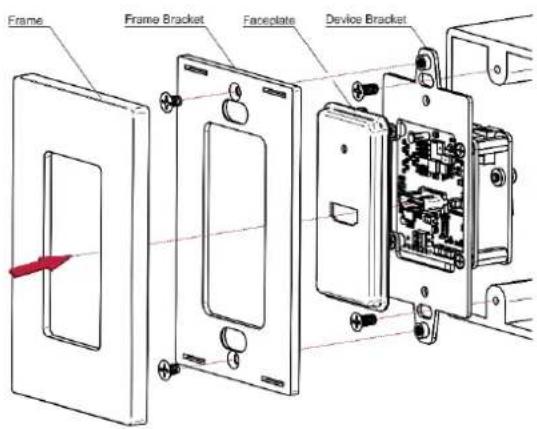 Frame Frame Bracket Faceplate Device Bracket